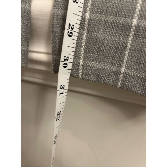 Express gray windowpane plaid Columnist pants size 00R - Picture 8 of 10